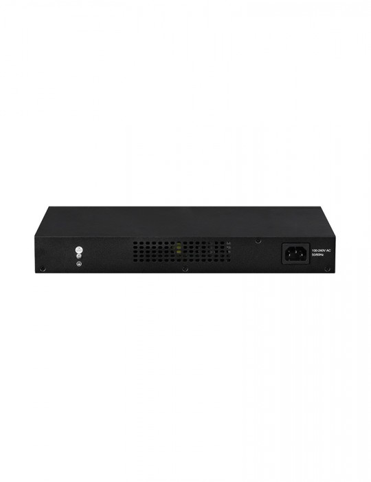 [DH-PFS3125-24ET-190] DAHUA Gigabit Combo PoE Switch 1 Gigabit Ports + 24Port FE PoE 10/100Mbps, vista de frente