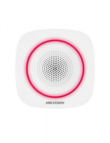 [DS-PS1-I-WE] HIKVISION Hiwatch Indoor Wireless Siren red