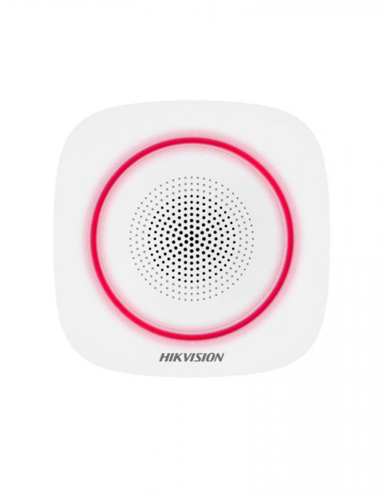 DS-PS1-I-WE HIKVISION AX PRO Sirena interna inalámbrica zumbador alarma roja