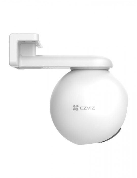 [C8PF] EZVIZ IP Cámara 2K, 8X Mixto Zoom, Exterior, Rotación 360°, Detector de Movimiento, vista lateral izquierda