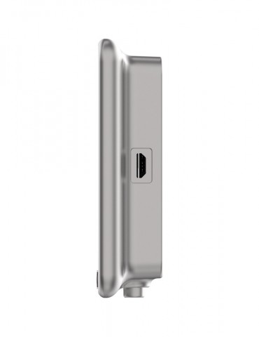 vista lateral derecha del LCD 4.3"