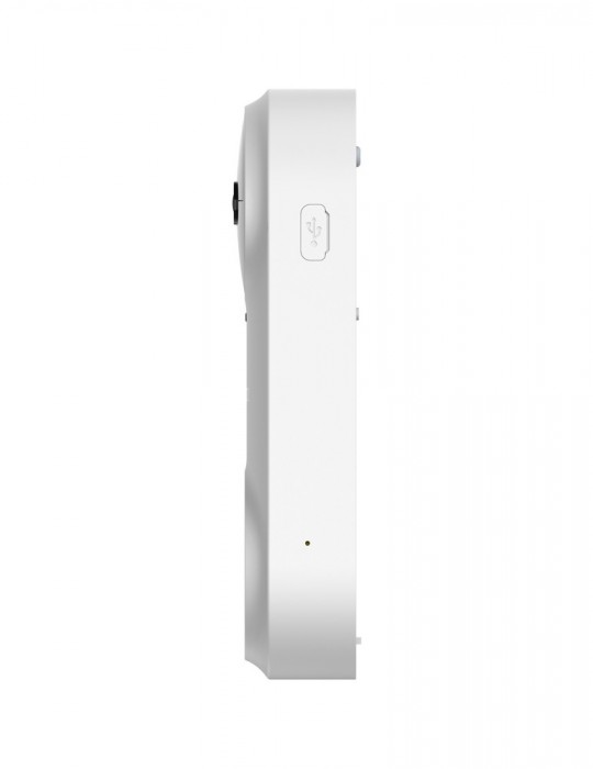 Timbre Inteligente con Vídeo y Receptor, vista lateral izquierdo