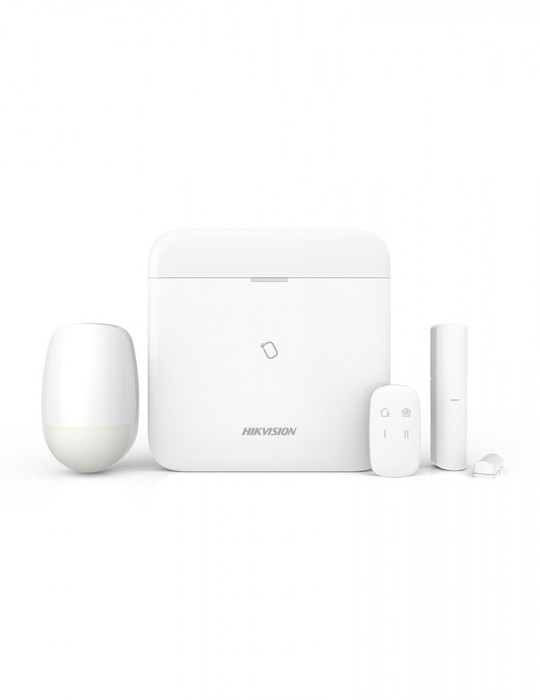 DS-PWA96-Kit-WE HIKVISION AX PRO Kit de Alarma Profesional AX PRO 96 Zonas Certificación Grado 2 Vista frontal