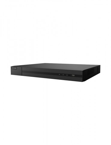 HWN-2108MH-8P(C) HIKVISION Hiwatch Grabador NVR  Para Cámaras IP 8 CH 8 Puertos POE. Vista del perfil derecho.